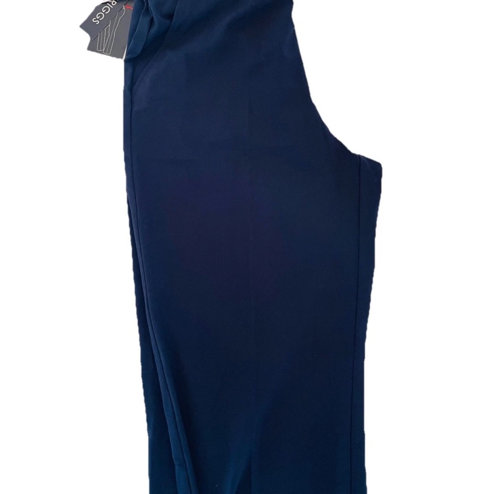 Briggs Women's 16 Navy Blue Classic Straight Leg Stretch Pants Slacks Career NWT